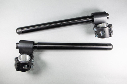 35mm Rise Front Mount Adjustable Angle Clipon Risers (with special 1" bars)