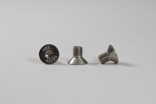 04-0249S SS Skid Pad Hardware Kit 5x8 Flat Head (NO O-RING)