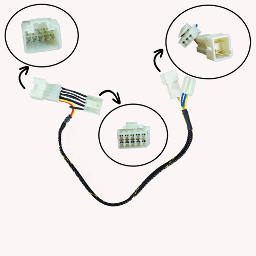 43-0407 Yamaha FZ07, MT07 Keyswitch Elimination Harness