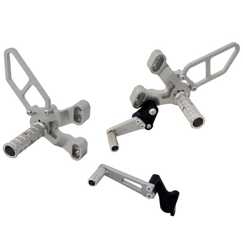 05-0640BA Ducati 848/1098/1198/848 EVO Complete Rearset - Clear