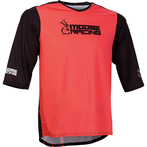 Moose Racing Mtb 3/4-Sleeve Jersey - Red - Small 5020-0244