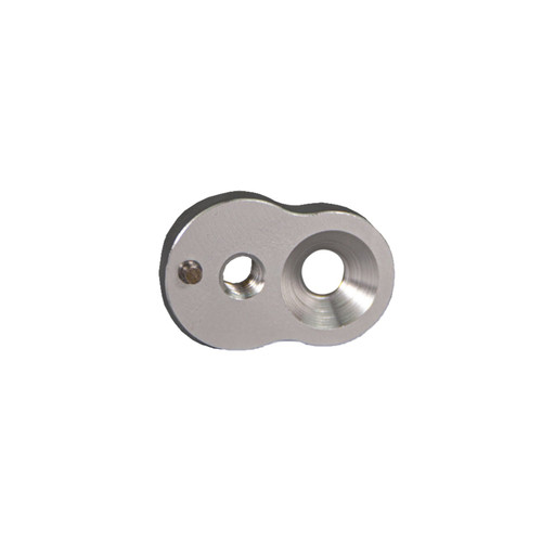 08-7099EA Eccentric Toe Peg Base, Silver