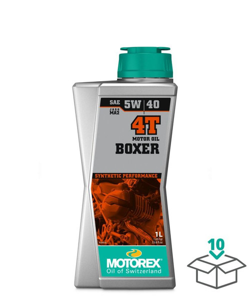 Motorex Boxer 4T SAE 5W40 Jaso MA2, 1 Liter 308239