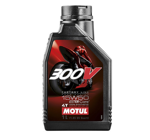 Motul - 300V Fl Road Racing 15W50, 1 Liter 104125