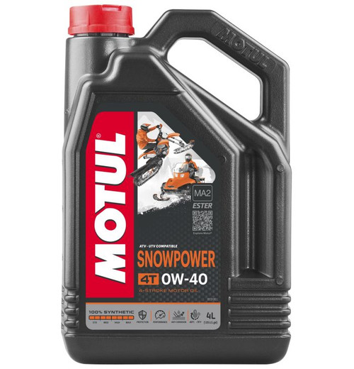 Motul - Snowpower 4T 0W40, 4 Liter 105892
