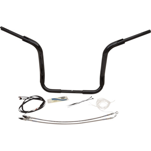 Fat Baggers Inc. Handlebar Kit - Rounded Top - 14" - Black 809514-B Fat Baggers Inc. Handlebar Kit - Rounded Top - 14" - Black 809514-B
