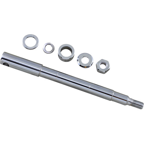 Drag Specialties Axle Kit - Front - Chrome Drag Specialties Axle Kit - Front - Chrome