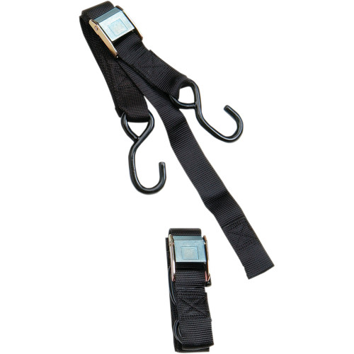 Parts Unlimited Cam Buckle Tie-Down - 1" X 5-1/2' - Black