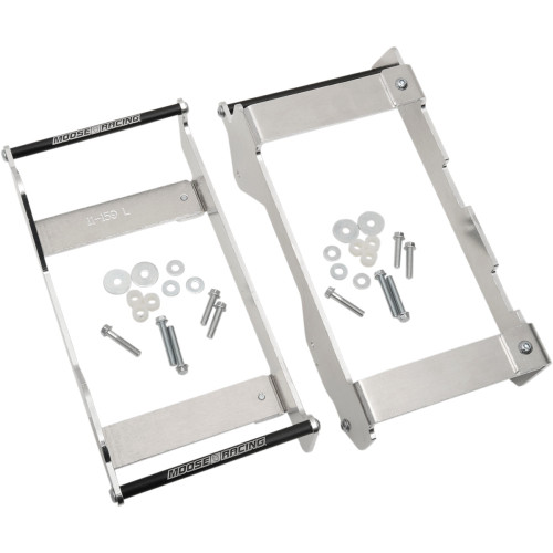 Moose Racing Radiator Braces - Silver - Yamaha 11-159 Moose Racing Radiator Braces - Silver - Yamaha 11-159
