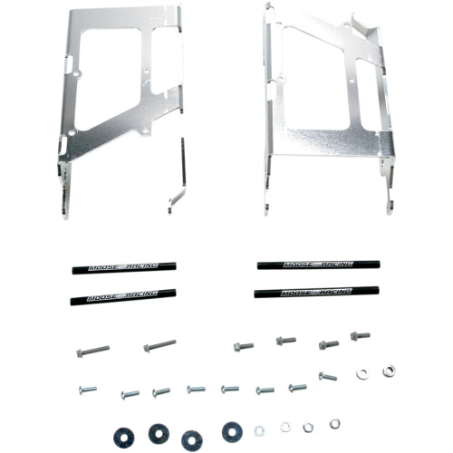 Moose Racing Radiator Braces - Silver - Ktm 11-200 Moose Racing Radiator Braces - Silver - Ktm 11-200