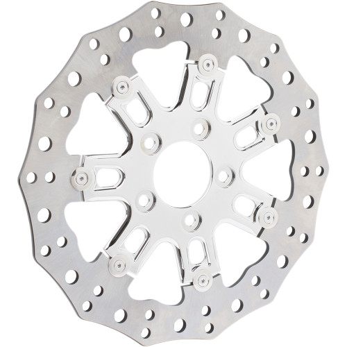 Arlen Ness Front Rotor - 7 Valve - 11.8" - Chrome 33-10302-202 Arlen Ness Front Rotor - 7 Valve - 11.8" - Chrome 33-10302-202