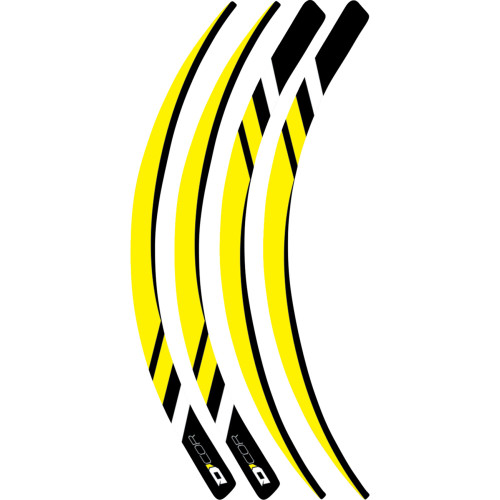 D'Cor Visuals Rim Decal - Yellow 40-80-219 D'Cor Visuals Rim Decal - Yellow 40-80-219
