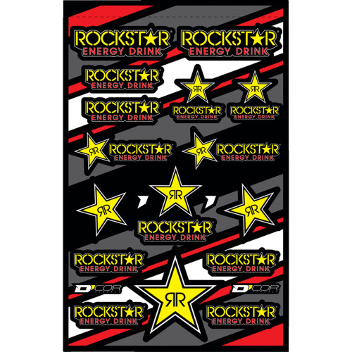 D'Cor Visuals 40-90-601 Decal Sheet Rockstar