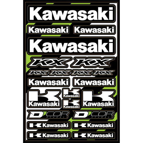 D'Cor Visuals Decal Sheet - Kawasaki Cor2 40-20-101