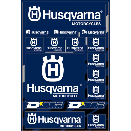D'Cor Visuals Decal Sheet - Husqvarna 40-70-100