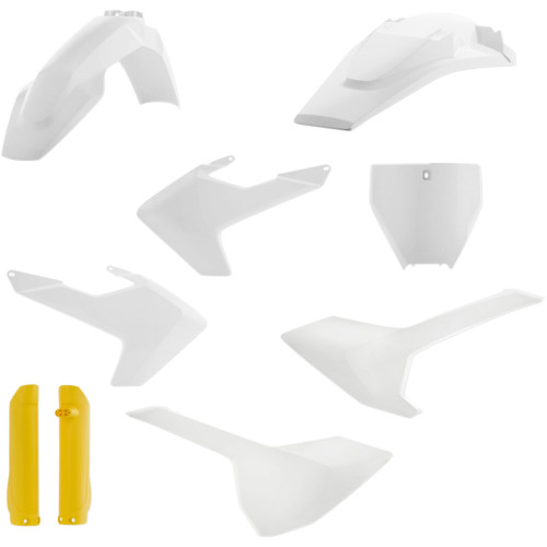 Acerbis Full Replacement Body Kit - Oem White/Yellow 2462605909 Acerbis Full Replacement Body Kit - Oem White/Yellow 2462605909