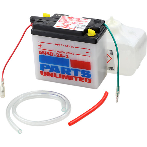 Parts Unlimited Battery - 6N4B-2A-3 Parts Unlimited Battery - 6N4B-2A-3
