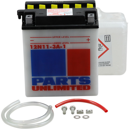 Parts Unlimited Battery - 12N11-3A-1 Parts Unlimited Battery - 12N11-3A-1