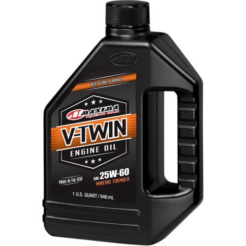 Maxima Racing Oil V-Twin Oil - 25W-60 - 1 U.S. Quart 30-15901 Maxima Racing Oil V-Twin Oil - 25W-60 - 1 U.S. Quart 30-15901
