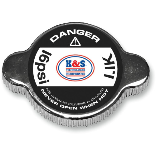 K&S Technologies 58-1011 Radiatr Cap Std Chr 16Psi