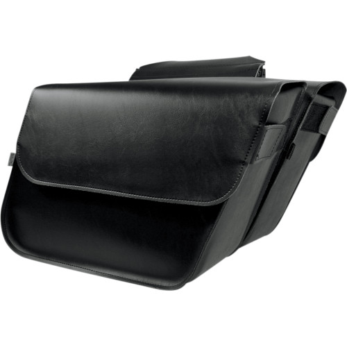 Willie & Max Luggage Raptor Saddlebag - Black - Super Slant 58803-00