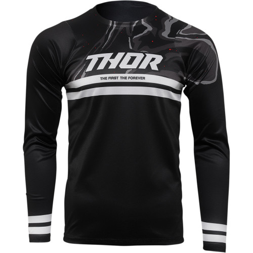 Thor Assist Banger Long-Sleeve Jersey - Black - Xl