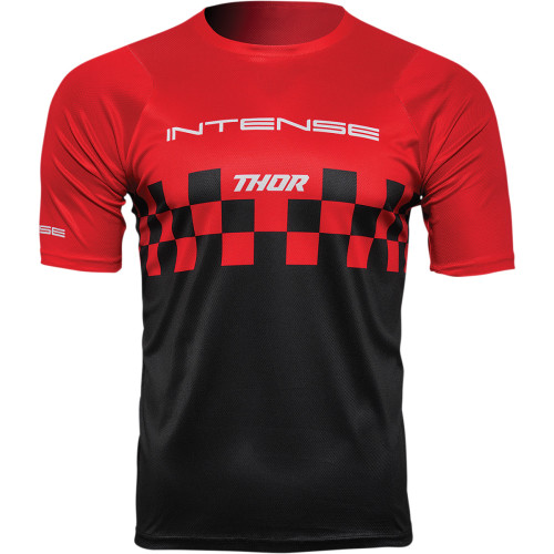 Thor Intense Chex Jersey - Red/Black - Xl
