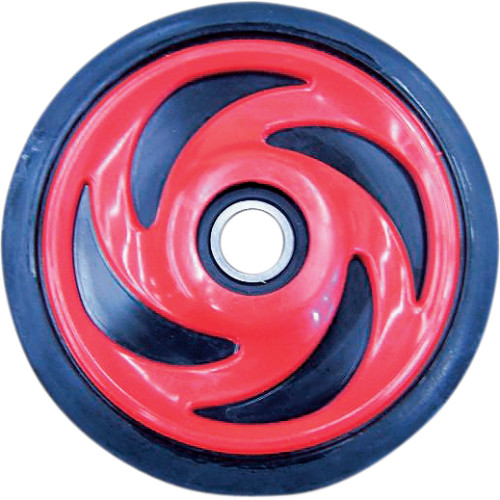 Parts Unlimited Wheel,Pol 6.38" Indy Red