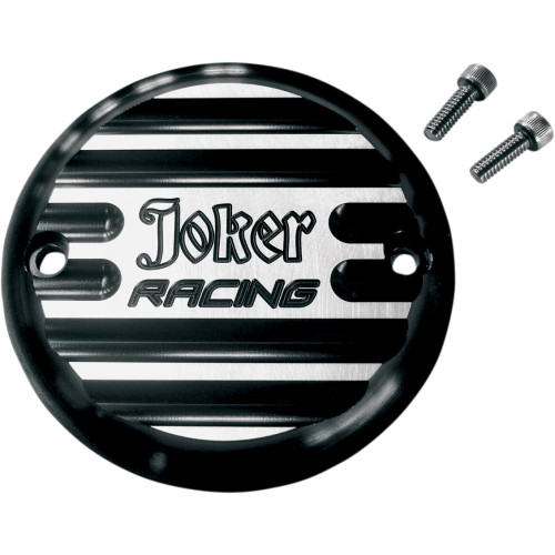 Joker Machine Points Cover - Finned Joker Racing - 2 Hole - Black Anodized 02-98Jfb Joker Machine Points Cover - Finned Joker Racing - 2 Hole - Black Anodized 02-98Jfb