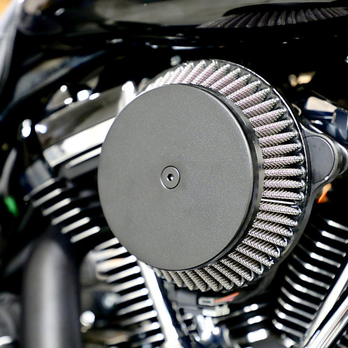 La Choppers Plain Cover Big Air Cleaner Kit - Black La-2392-03B La Choppers Plain Cover Big Air Cleaner Kit - Black La-2392-03B