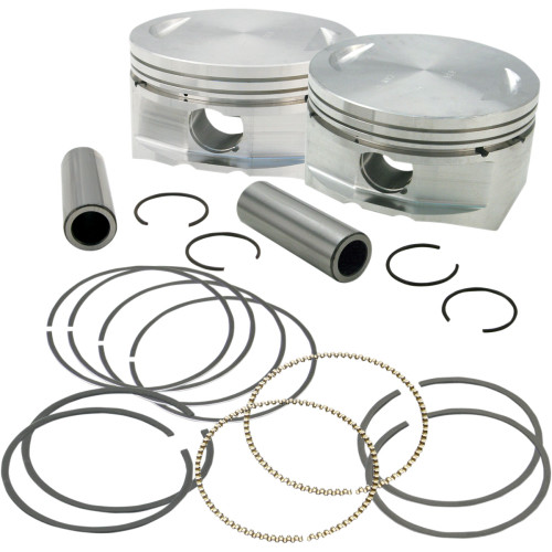 S&S Cycle Piston Kit - For 97" Big Bore Kit - 3.927" - +.010 106-4414 S&S Cycle Piston Kit - For 97" Big Bore Kit - 3.927" - +.010 106-4414