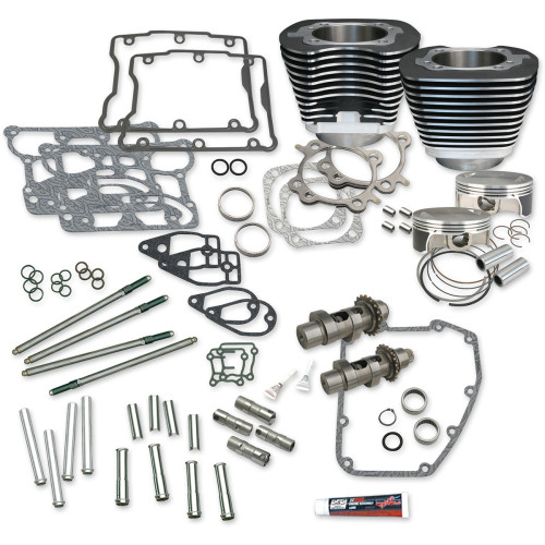 S&S Cycle 900-0354 Kit 106W/O Hds Blk 07-17