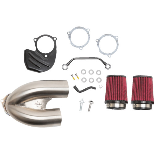 S&S Cycle Tuned Induction Air Cleaner Kit - Stainless Steel 170-0565A S&S Cycle Tuned Induction Air Cleaner Kit - Stainless Steel 170-0565A