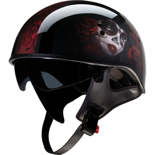 Z1R Helmet Vagrnt Redc Bk/Rd Sm