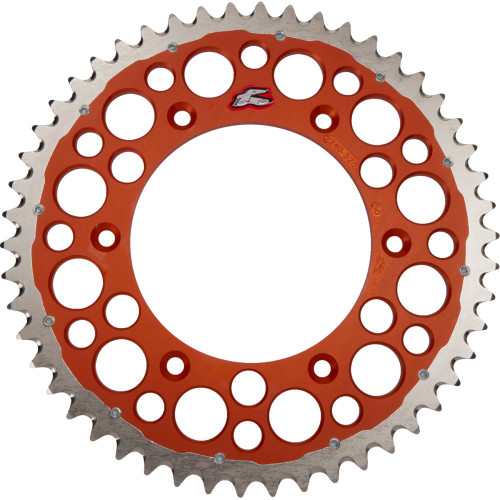 Renthal Twinring Rear Sprocket - 50 Tooth - Orange 2240-520-50Gpor Renthal Twinring Rear Sprocket - 50 Tooth - Orange 2240-520-50Gpor