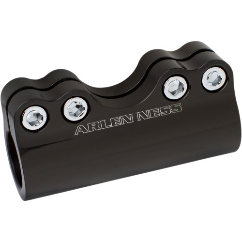 Arlen Ness Handlebar Clamp - Modular - Black 08-052 Arlen Ness Handlebar Clamp - Modular - Black 08-052