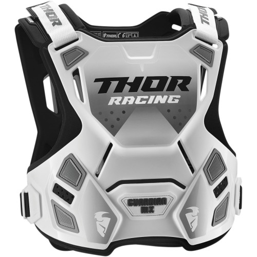 Thor Guardian Mx Deflector - White/Black - Xl/2Xl