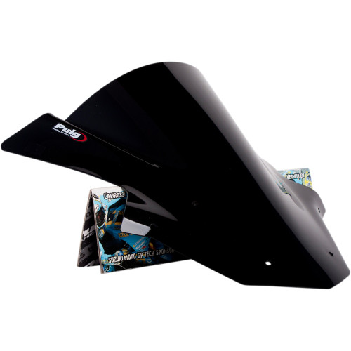 Puig Hi-Tech Parts Race Windscreen - 16-1/8"Black - Zx10R 5603N Puig Hi-Tech Parts Race Windscreen - 16-1/8"Black - Zx10R 5603N