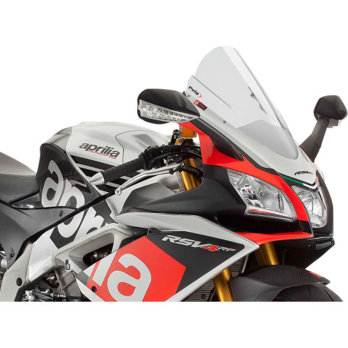 Puig Hi-Tech Parts Race Windscreen - 15-1/2" - Clear - Rsv4 7614W Puig Hi-Tech Parts Race Windscreen - 15-1/2" - Clear - Rsv4 7614W