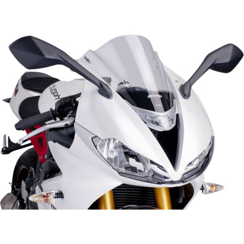 Puig Hi-Tech Parts Race Windscreen - 15-3/8" - Clear - Triumph 6498W Puig Hi-Tech Parts Race Windscreen - 15-3/8" - Clear - Triumph 6498W