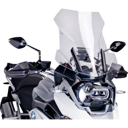 Puig Hi-Tech Parts Touring Windscreen - 21-1/2" - Clear - Bmw 6486W