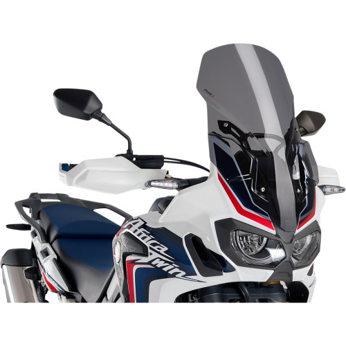 Puig Hi-Tech Parts Touring Windscreen - 23-1/4" - Dark Smoke - Crf1000 8905F