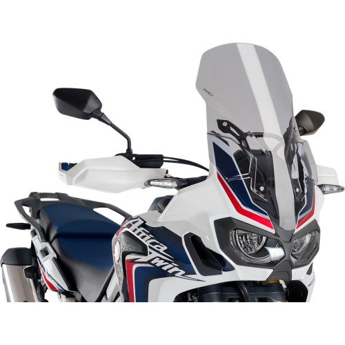 Puig Hi-Tech Parts Touring Windscreen - 23-1/4" - Smoke - Crf1000L 8905H Puig Hi-Tech Parts Touring Windscreen - 23-1/4" - Smoke - Crf1000L 8905H