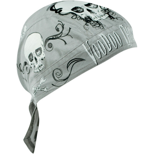 Zan Headgear Flydanna Head Wrap - Voodoo Child - Gray Z668