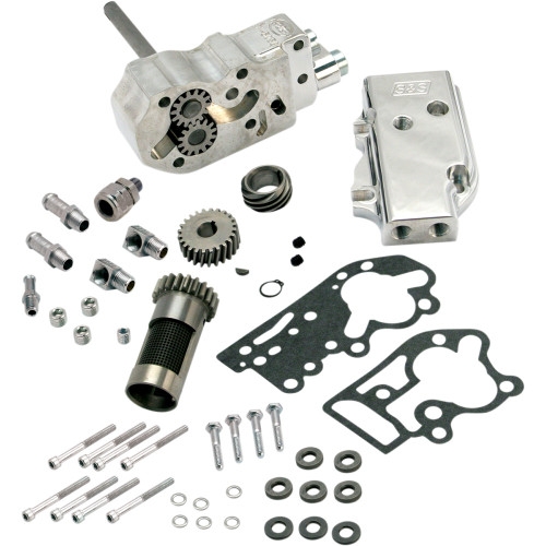 S&S Cycle Oil Pump With Gears - Universal Cover - Big Twin 31-6295 S&S Cycle Oil Pump With Gears - Universal Cover - Big Twin 31-6295