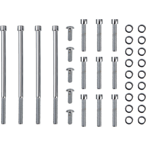 Gardner-Westcott Bolt Kit - Primary/Derby Cover - Socket-Head - Chrome P-10-14-08 Gardner-Westcott Bolt Kit - Primary/Derby Cover - Socket-Head - Chrome P-10-14-08