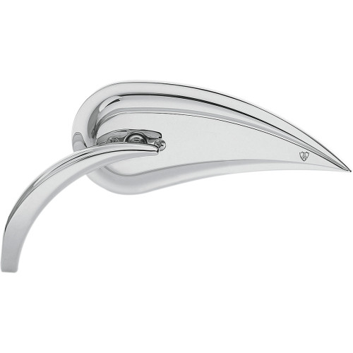 Arlen Ness Mirror - Rad Iii - Side View - Teardrop - Chrome - Left 13-090 Arlen Ness Mirror - Rad Iii - Side View - Teardrop - Chrome - Left 13-090