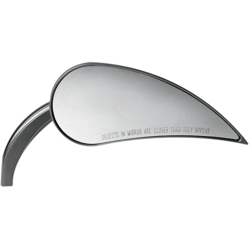 Arlen Ness Mirror - Rad Iii - Side View - Teardrop - Black - Right 13-093 Arlen Ness Mirror - Rad Iii - Side View - Teardrop - Black - Right 13-093
