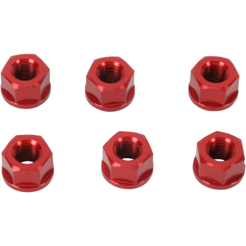 Driven Racing Dsnrd Sprkt Nut Alum 10Mm Red