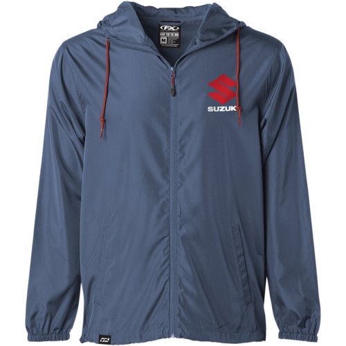 Factory Effex 23-85418 Jkt Windbreakr Suz Nvy 2X